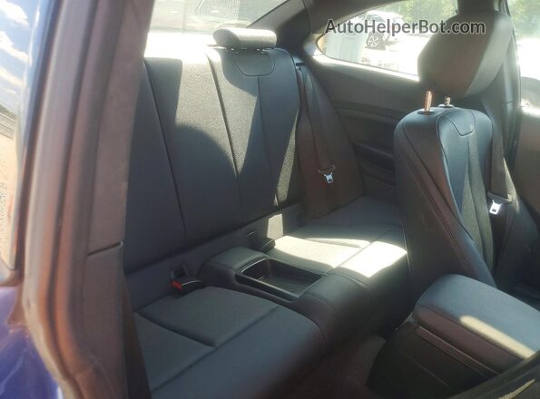 WBA1J7C52GV289815 2016 BMW M2 Blue Rear seats view