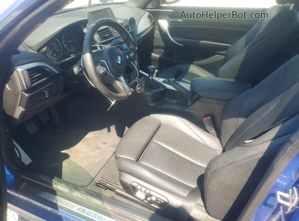 WBA1J7C52GV289815 2016 BMW M2 Blue Front interior view
