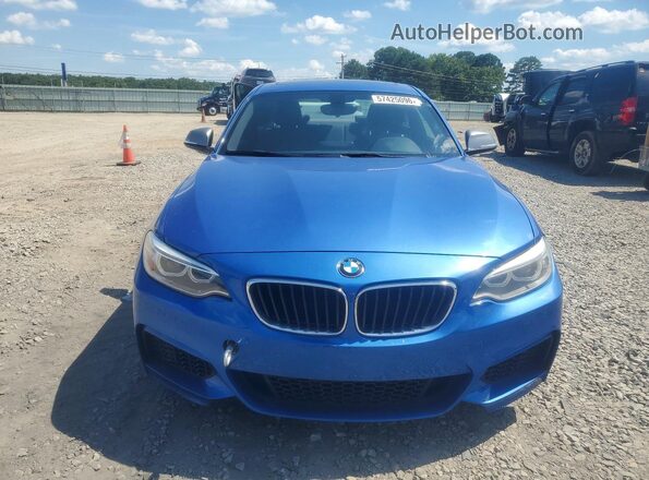 WBA1J7C52GV289815 2016 BMW M2 Blue Front view