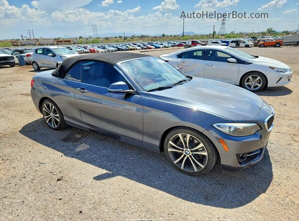 WBA1K9C56GV710072 2016 BMW 2 SERIES Charcoal Delantero derecho