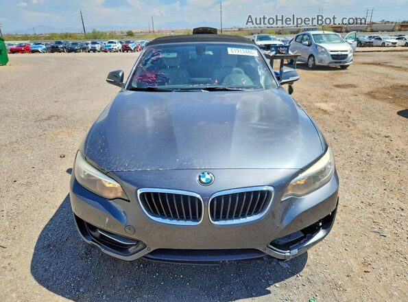 WBA1K9C56GV710072 2016 BMW 2 SERIES Charcoal Vista frontal