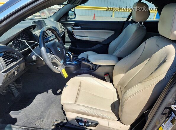 WBA1K9C56GV710072 2016 BMW 2 SERIES Charcoal Vista interior delantera