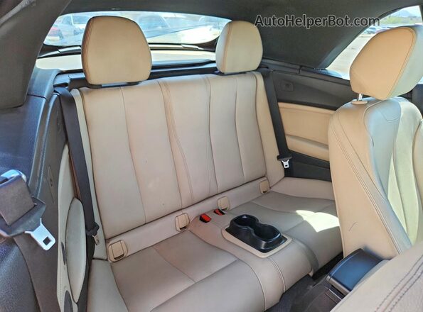 WBA1K9C56GV710072 2016 BMW 2 SERIES Charcoal Vista de los asientos traseros