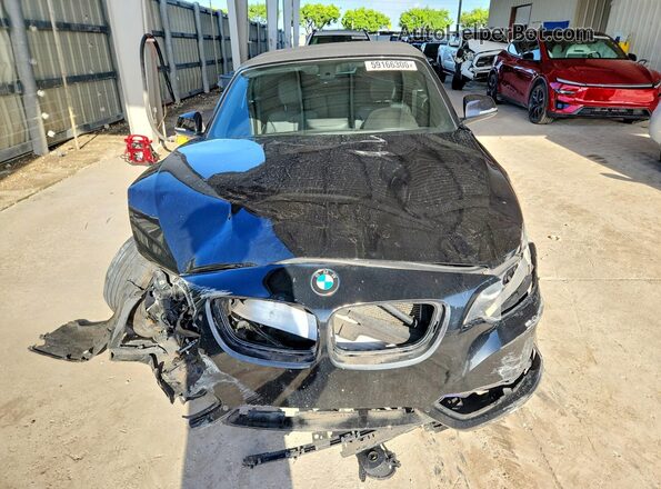 WBA1K9C58GV321644 2016 BMW 2 SERIES Black წინა ხედი