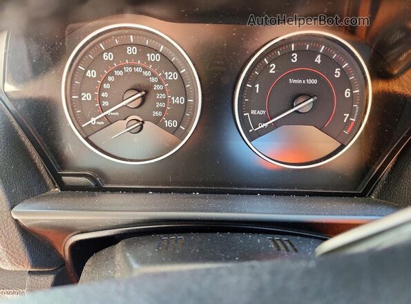 WBA1K9C58GV321644 2016 BMW 2 SERIES Black ხელსაწყოთა პანელის ხედი