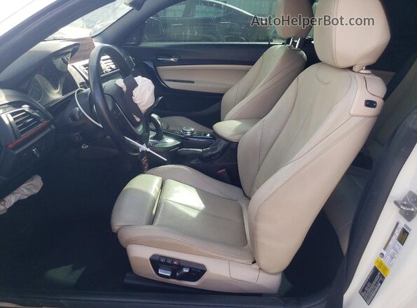 WBA1K9C59GV321748 2016 BMW 2 SERIES White Front interior view