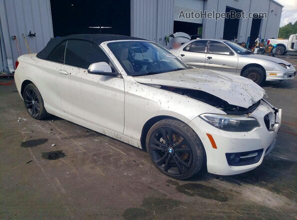 WBA1K9C59GV321748 2016 BMW 2 SERIES White Front right