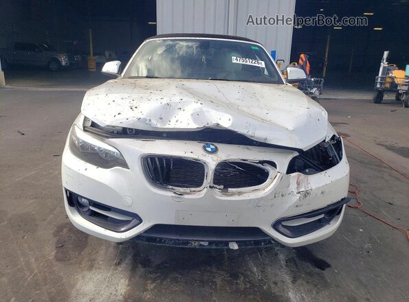 WBA1K9C59GV321748 2016 BMW 2 SERIES White Front view