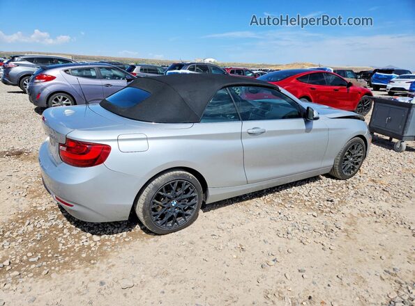 WBA1L9C58GV324461 2016 BMW 2 SERIES Серебряный Задняя правая четверть