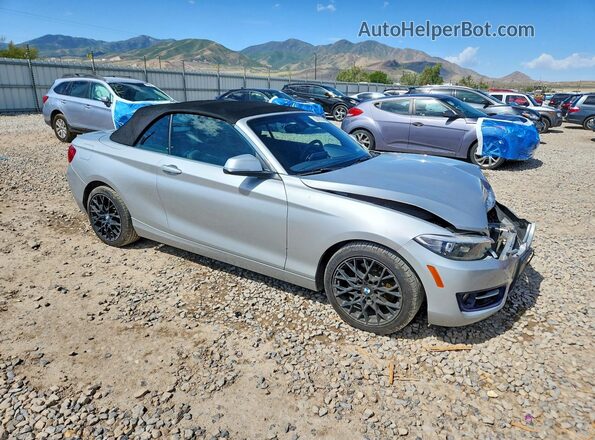 WBA1L9C58GV324461 2016 BMW 2 SERIES Серебряный Передняя правая четверть