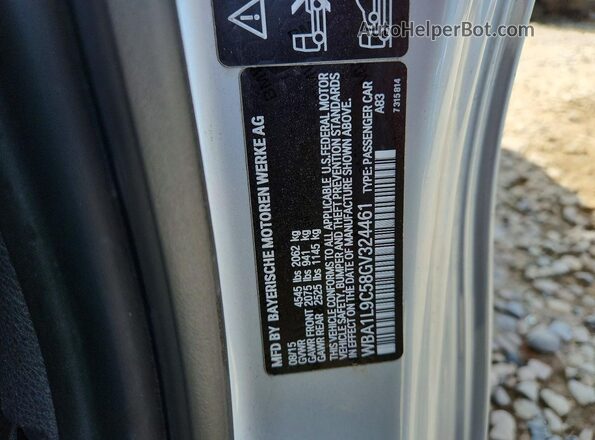 WBA1L9C58GV324461 2016 BMW 2 SERIES Серебряный Вид подкапотного пространства