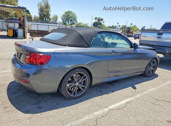 WBA1M1C58GV394007 2016 BMW M2 Charcoal Rear right