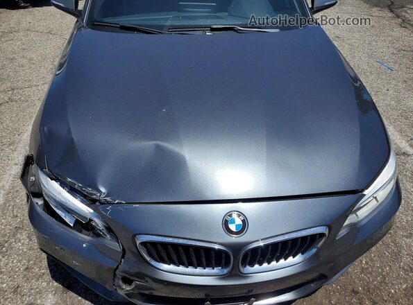 WBA1M1C58GV394007 2016 BMW M2 Charcoal Rear interior view