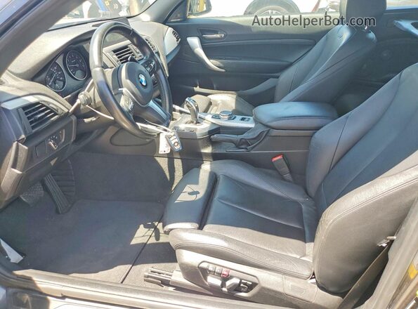 WBA1M1C58GV394007 2016 BMW M2 Charcoal Front interior view