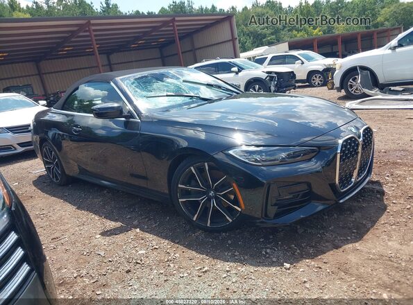 WBA23AT02MCG28910 2021 BMW 4 SERIES Black სალონის 360-გრადუსიანი ხედი
