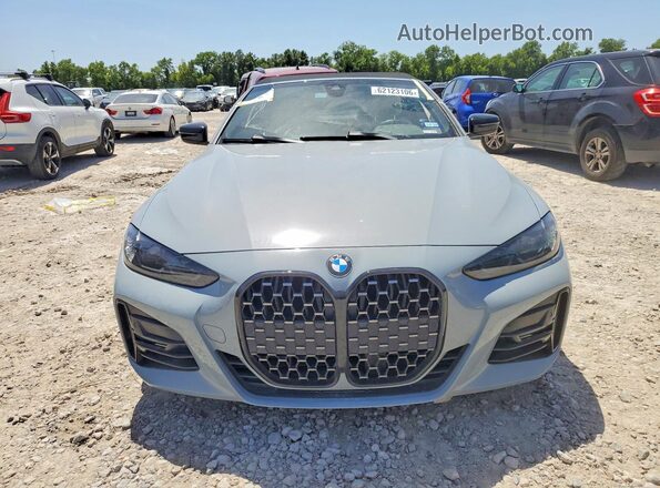 WBA23AT06NCJ59819 2022 BMW 4 SERIES Gray Вид спереду