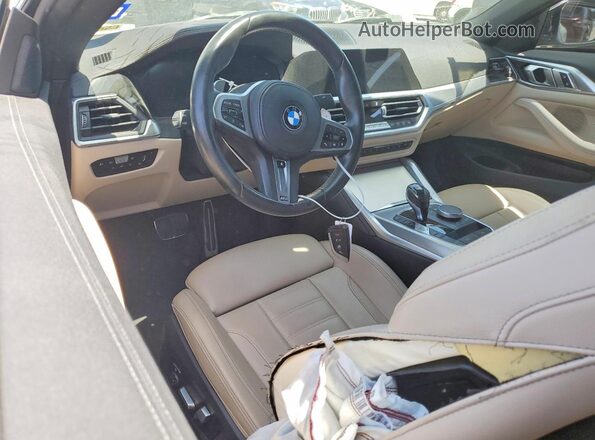WBA23AT06NCJ59819 2022 BMW 4 SERIES Gray Вид панелі приладів