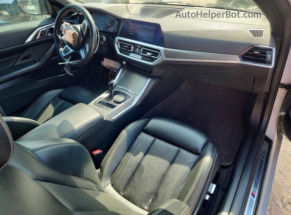 WBA23AT0XPCL29098 2023 BMW 4 SERIES Gray Dashboard view