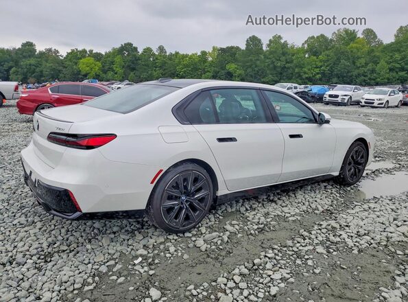 WBA23EH01PCN52467 2023 BMW 7 SERIES White Հետևի աջ