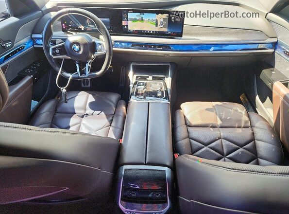 WBA23EH03PCL71161 2023 BMW 7 SERIES White Vista del salpicadero