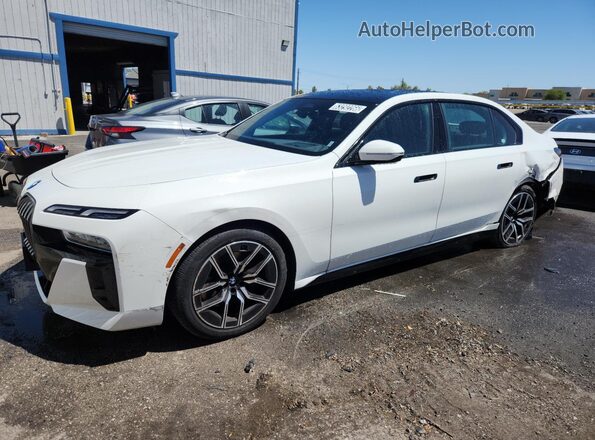WBA23EH08TCW38336 2026 BMW 7 SERIES White VIN კოდის სტიკერის ხედი