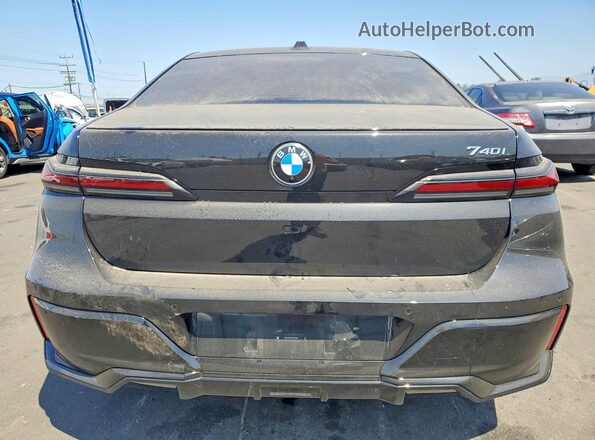 WBA23EH09TCW22033 2026 BMW 7 SERIES Black Вид ззаду