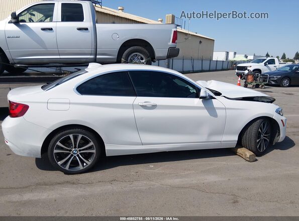 WBA2F9C52HV664363 2017 BMW 2 SERIES White Вид щитка приладів