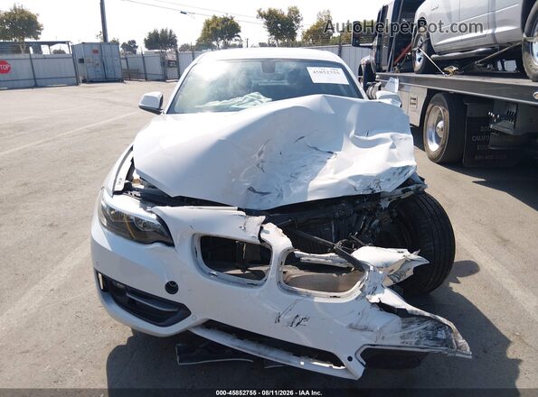 WBA2F9C52HV664363 2017 BMW 2 SERIES White Вид панелі приладів