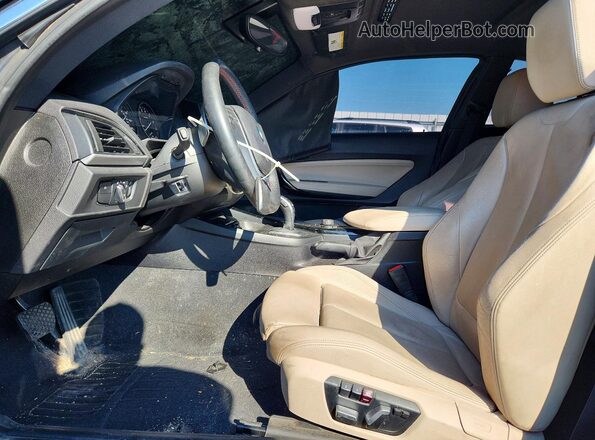 WBA2H9C36HV642603 2017 BMW 2 SERIES Gray Widok wnętrza z przodu