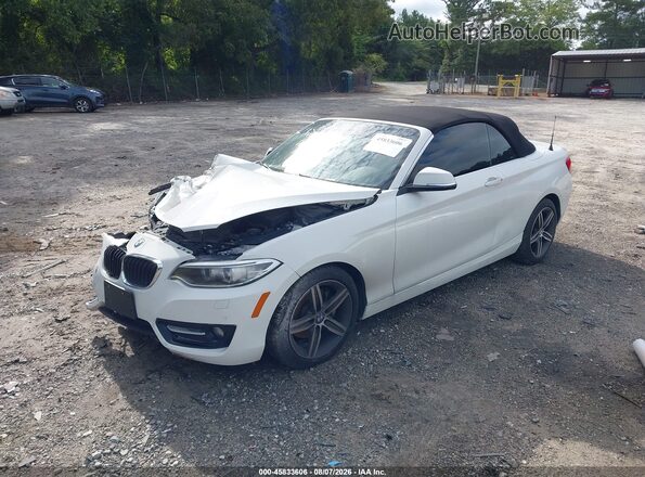 WBA2K9C37H7A26448 2017 BMW 2 SERIES White Առջևի ձախ երեք քառորդ տեսարան
