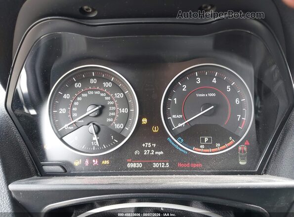 WBA2K9C37H7A26448 2017 BMW 2 SERIES White Հետևի նստատեղերի տեսք