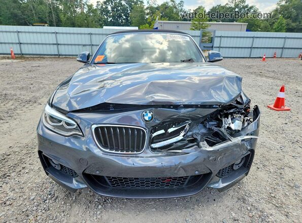 WBA2K9C51HV646965 2017 BMW 2 SERIES Gray Вид спереду