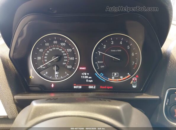 WBA2L1C38HV666501 2017 BMW M2 Gray უკანა სავარძლების ხედი