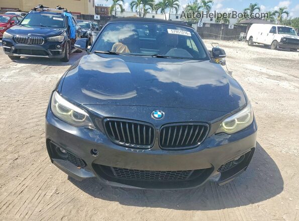 WBA2M7C59JVD51782 2018 BMW 2 SERIES Black Widok z przodu