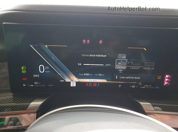 WBA33EJ04RCP67312 2024 BMW 7 SERIES Black Instrument cluster view