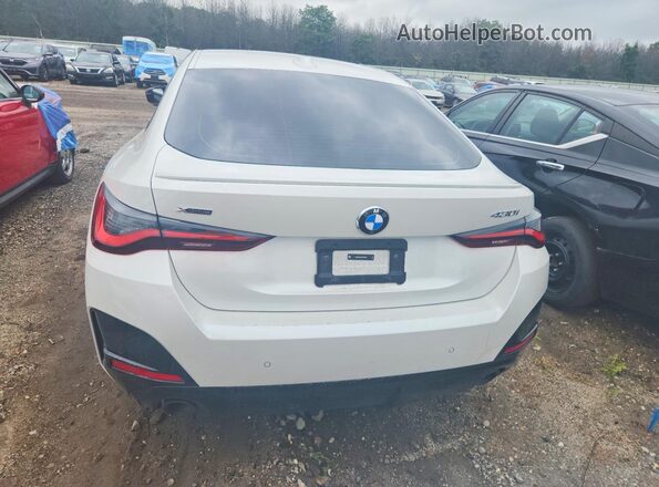 WBA33FB09SFU63854 2025 BMW 4 SERIES White Vista trasera