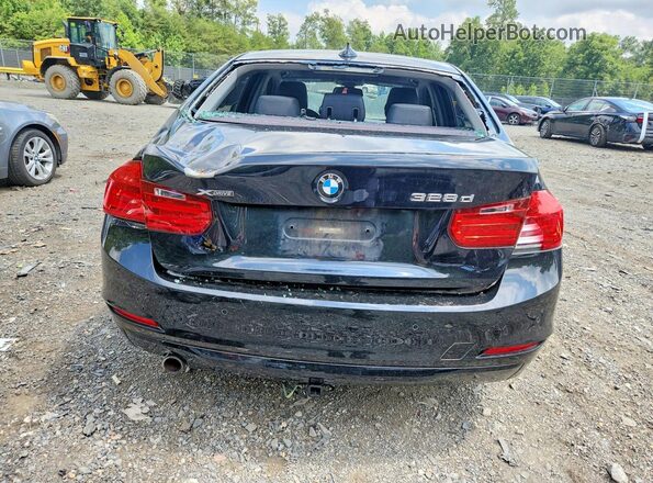 WBA3D5C53FK290864 2017 BMW 3 SERIES Черный Вид сзади