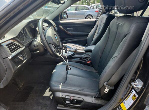 WBA3D5C53FK290864 2017 BMW 3 SERIES Черный Вид салона спереди