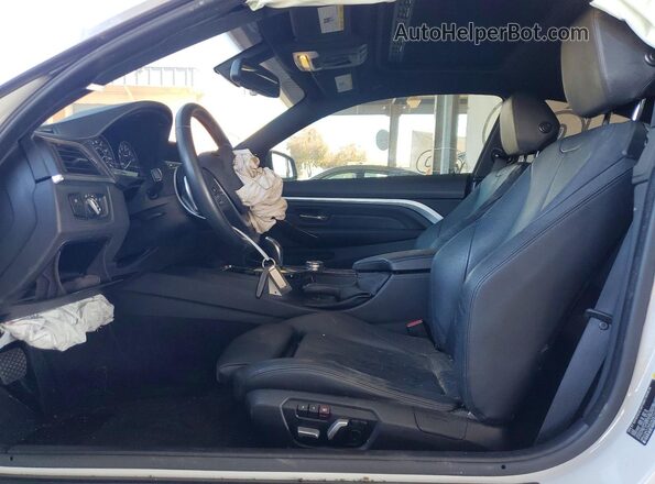 WBA3N7C55GK227470 2016 BMW 4 SERIES White Front interior view