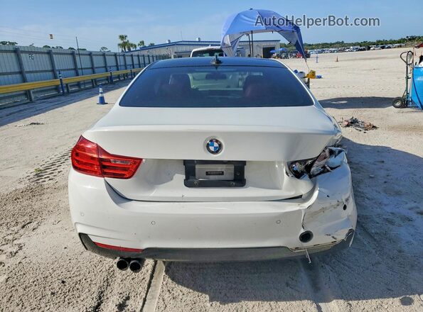 WBA3N9C50GK250862 2016 BMW 4 SERIES White Rear view