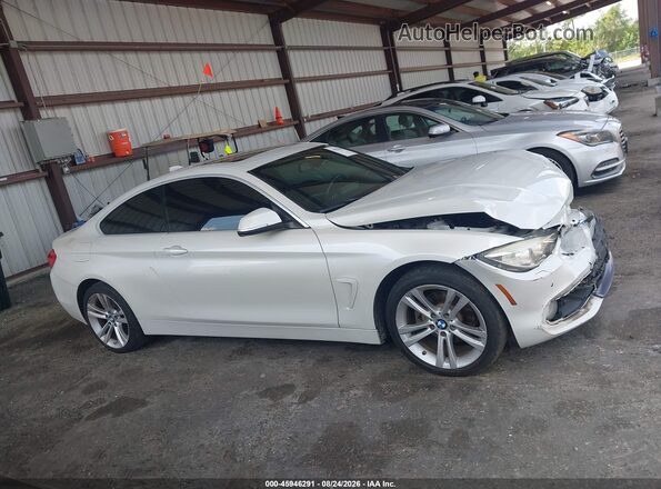 WBA3N9C51GK248666 2016 BMW 4 SERIES White Widok wnętrza z tyłu