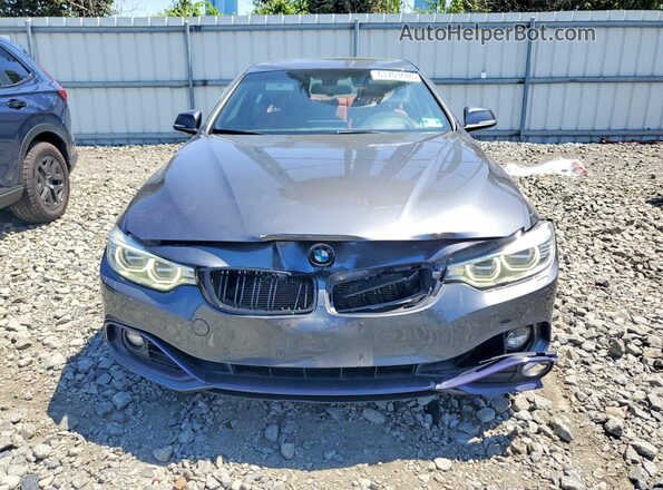 WBA3N9C51GK249297 2016 BMW 4 SERIES Gray Вид спереду