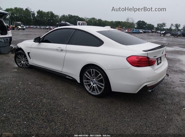 WBA3N9C59GK250214 2016 BMW 4 SERIES White Rear left