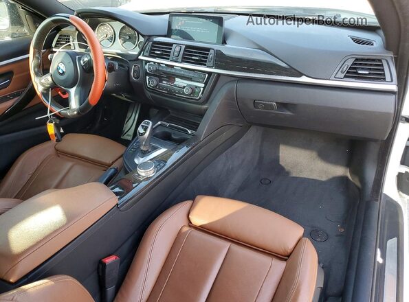 WBA3N9C59GK250939 2016 BMW 4 SERIES White Вид панелі приладів