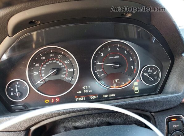 WBA3N9C59GK250939 2016 BMW 4 SERIES White Вид щитка приладів