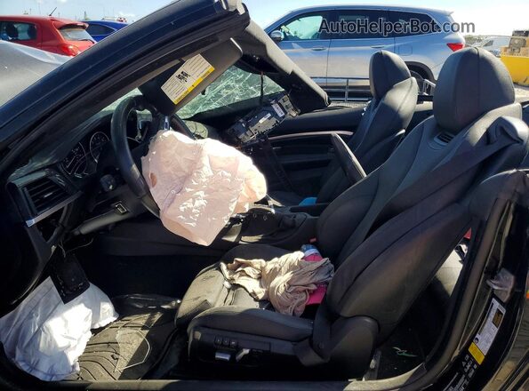 WBA3T7C5XG5A37283 2016 BMW 4 SERIES Черный Вид салона спереди