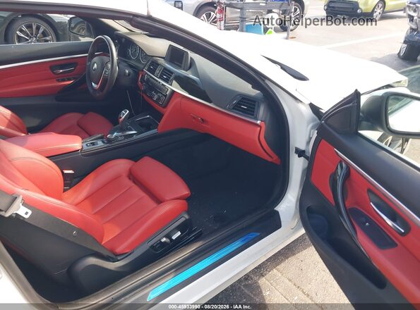 WBA3V7C56G5A25044 2016 BMW 4 SERIES White Вид салону спереду