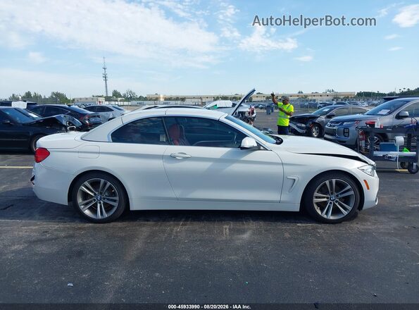 WBA3V7C56G5A25044 2016 BMW 4 SERIES White Вид задньої частини салону