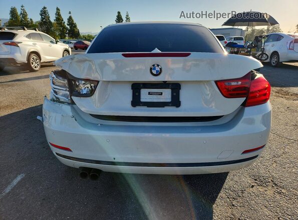 WBA3V7C59G5A28049 2016 BMW 4 SERIES White Вид ззаду
