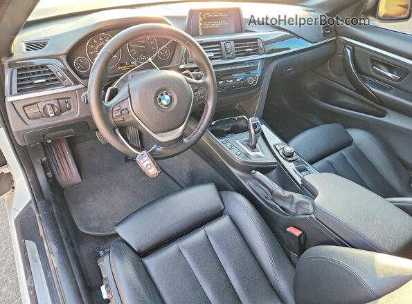 WBA3V7C59G5A28049 2016 BMW 4 SERIES White Вид панелі приладів